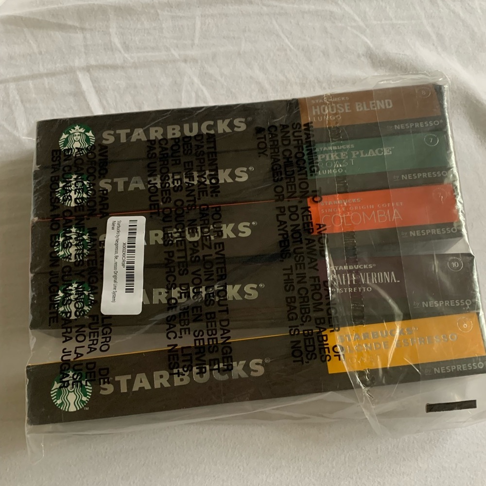 NEW in package Starbucks Nespresso Variety Pack 40 pods